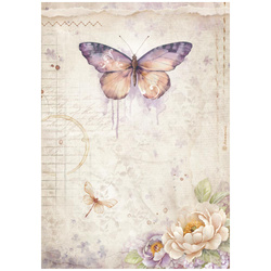 Reispapier für Decoupage A4 - Quiet Days Schmetterling - Stamperia