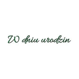 AGATERIA - Transparent Stempel Motivstempel Clear Stamp - W dniu urodzin - Untertitel PL