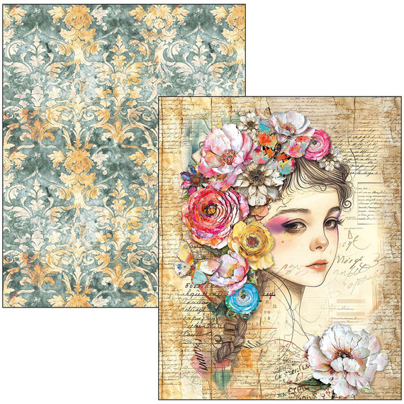 CIAO BELLA Satz doppelseitigen Scrapbooking Papier A4 Mixed Media Book LuMania - Quintessential