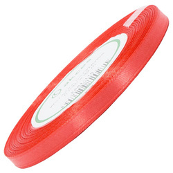 Satinband 6 mm - Koralle - 32 lfm