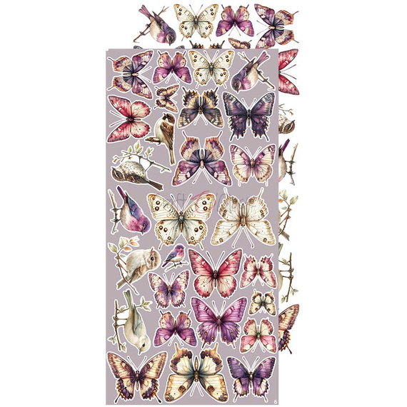 Scrapbooking Zubehör Set - Craft o'clock - Plum & Caramel - Flowers & More