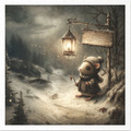 Reispapier-Set - Winterwald, Winternacht, Maus - RSM208 - Itd Collection