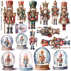 AUFKLEBER - ScrapLove - Weihnachts-Nussknacker