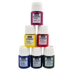 PEBEO - Farbe für Textil 6 x 20ml - Light fabrics