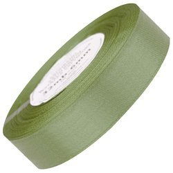 Satinband 25 mm - helles Khaki - 32 Meter