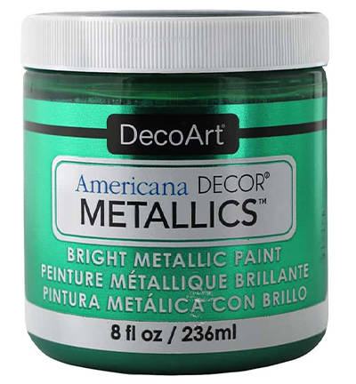 DECOART - Americana Decor Metallics Farbe - Emerald 236 ml 