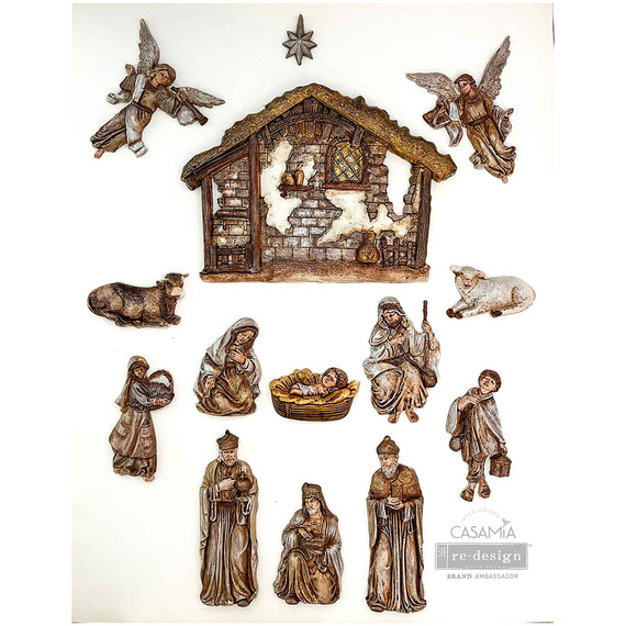 PRIMA SILIKONFORM Mold Abformen Gießen Mould, Holy Night Nativity