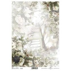 ITD Reispapier Decoupage Bastelpapier Serviettentechnik-R2217 Paare, Inschriften