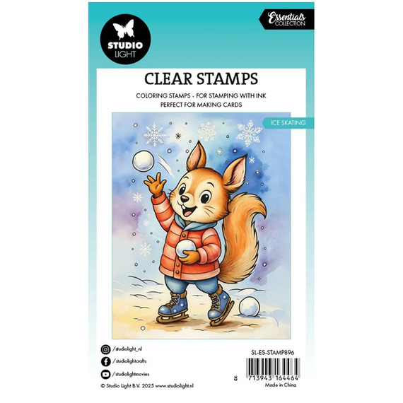 Transparenter Stempel - StudioLight - Ice skating