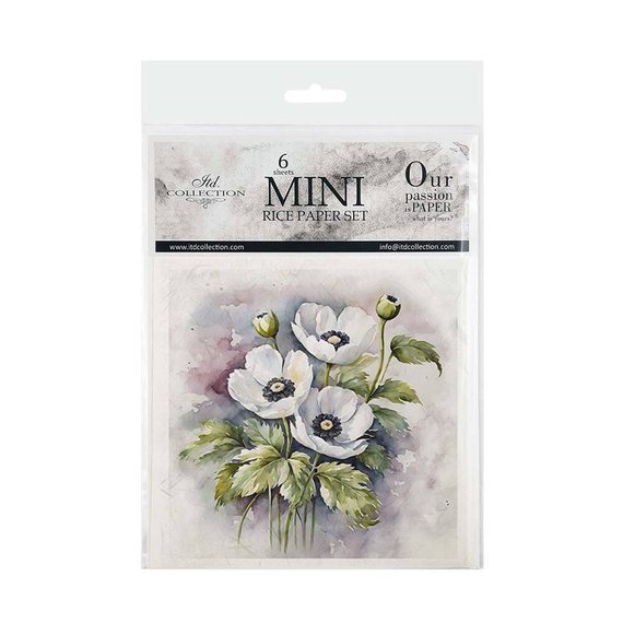 Scrapbooking-Bastelpapier-Set reis - ITD - RSM143 Sommerblumensträuße