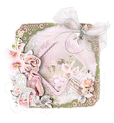 STUDIO LIGHT - Stanzform Präge Stanzschablone Cutting Die - Chair & Frame romantic Moments