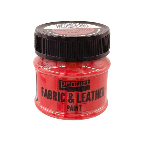 PENTART - Farbe für Textil und Leder 50 ml - rot 