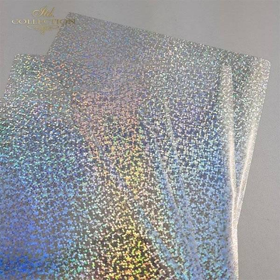 Metallische Folie Termoton glitter silber