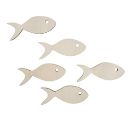 Anhänger aus Holz - Fisch - Dekor