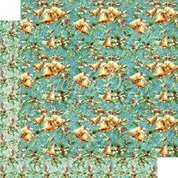 GRAPHIC45 30x30cm doppelseitig Scrapbooking Papier Designpapier, I Heard the Bells