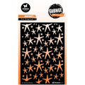 STUDIOLIGHT Mixed Media Schablone STENCIL für Decoupage Scrapbooking - Star background