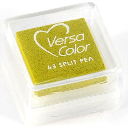 TSUKINEKO - Pigment Stempelkissen - Versa Color small 2,5 x 2,5 cm - Split Pea