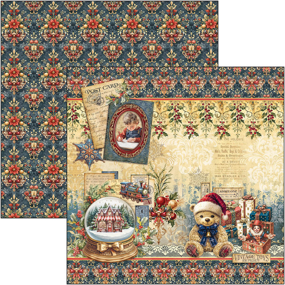 Scrapbooking Papier Set 30x30 cm – Paper Pad - Bastelpapier - Ciao Bella – Toy Shop