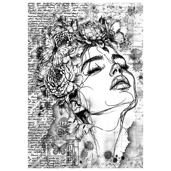 Reispapier Set Decoupage Bastelpapier A4 Ciao Bella - Meaningful Memories