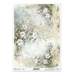 ITD Reispapier Decoupage Bastelpapier Serviettentechnik-R2583 Blumen