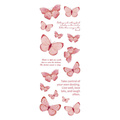 AUFKLEBER folie - Rosa Schmetterlinge