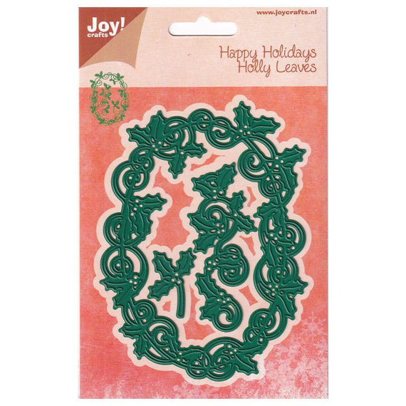 JOY!Crafts Stanzform Präge Stanzschablone Cutting Die - 6002/0576 Stechpalmenrahmen