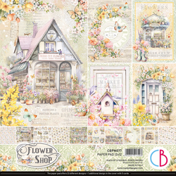 CIAO BELLA Satz 11Stk 30x30cm doppelseitigen Scrapbooking Papier - Flower Shop