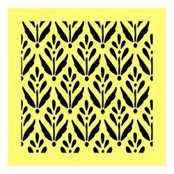 Mixed Media Schablone STENCIL für Decoupage Scrapbooking, ST0200 Blumen