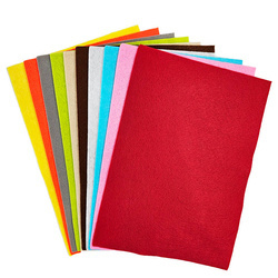 Dekorativer Filz A4 - Satz mit 10 Farben