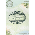 AGATERIA - Transparent Stempel Motivstempel Clear Stamp - Zaproszenie - Untertitel PL