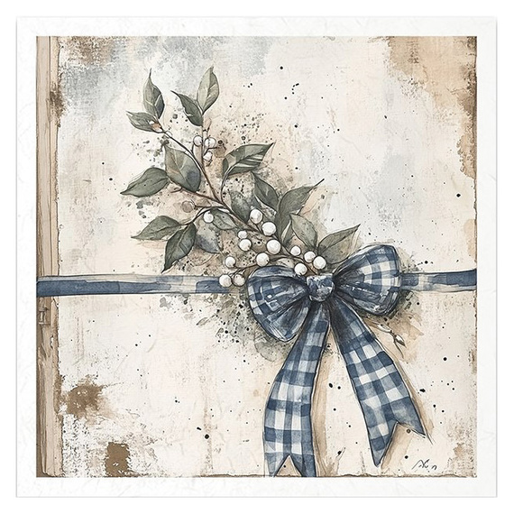 Reispapier-Set - Weihnachtssträuße - Itd Collection - RSM182 - Itd Collection