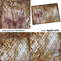 ITD Mixed Media Schablone STENCIL für Decoupage Scrapbooking 16x16, ST0028 Marokko muster