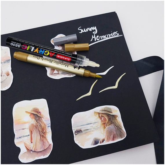 FOTOALBUM A4 schwarz - 40 Karten