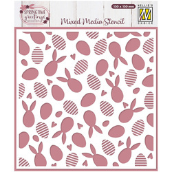 Vorlage / Maske - NELLIE'S - Hasen und Eier Ostereier und Hasen