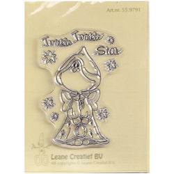 LEANE Transparent Stempel Motivstempel Clear Stamp - Twinkle Star - Engel