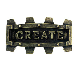 Metallverzinkte Dekoration - Rahmen Create