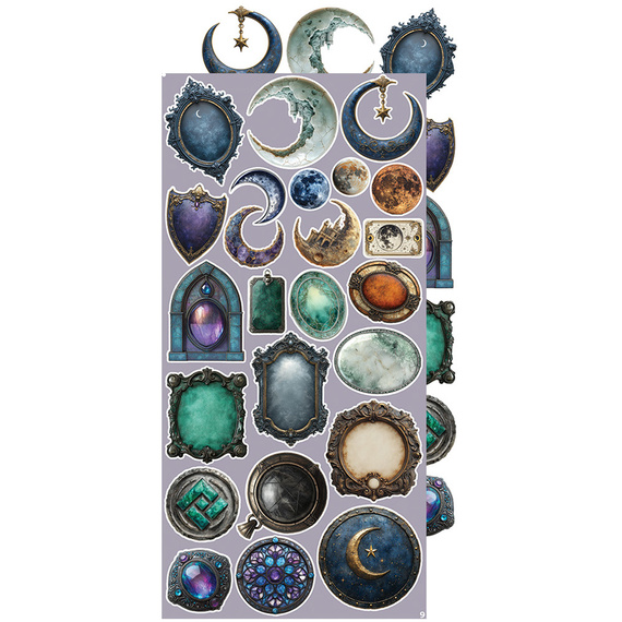 Scrapbooking-Zubehör-Set - Craft o'clock - Supernatural World - mix 03