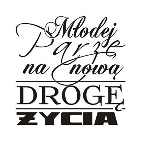 AGATERIA - Transparent Stempel Motivstempel Clear Stamp Młodej Parze ...- Untertitel PL