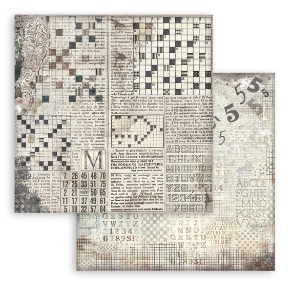 Scrapbooking Papier Set 30x30 - Furry Friends - Hintergründe - Stamperia