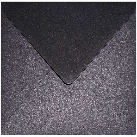 Briefumschlag  K4 NK Aster Met. Black Copper 120g schwarz