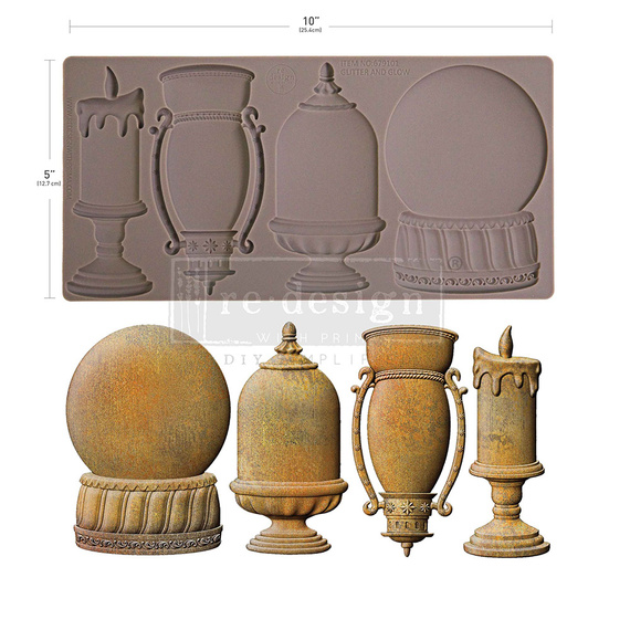 PRIMA SILIKONFORM Mold Abformen Gießen Mould, Glitter and Glow