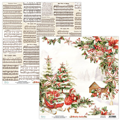 Scrapbooking Papier 30x30 - Mintay - Holly Jolly 03