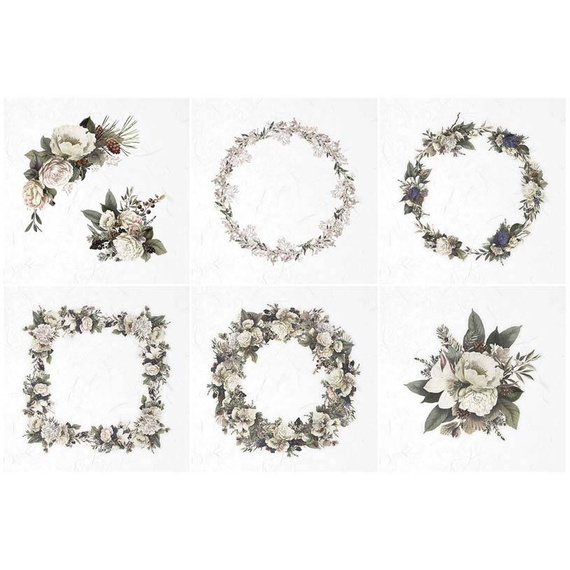 ITD - Reispapier-Set - ITD - RSM027 Blumen