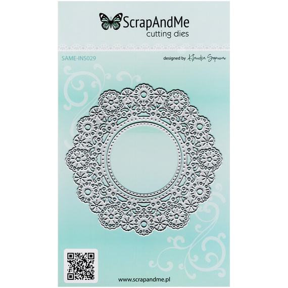 Stanzschablone – Cutting Die für Papier - SCRAPANDME - Spitzendeckchen-Muster 029