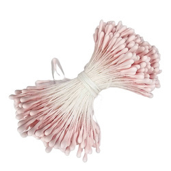 BLUME STAUBBLÄTTER hellrosa Doppelköpfe für Foamiran Art Flower 350 Stk.