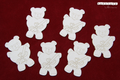 SCRAPINIEC Dekorpappe Die Cut Chipboard Dekoration Ornament, Teddybär Herz 3480