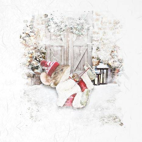 ITD Reispapier Decoupage Bastelpapier, RSM029 Mäuse