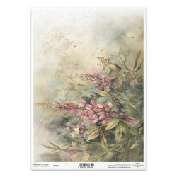 Reispapier für Decoupage A4 - florale Motive, Lupine - R2694 - Itd Collection