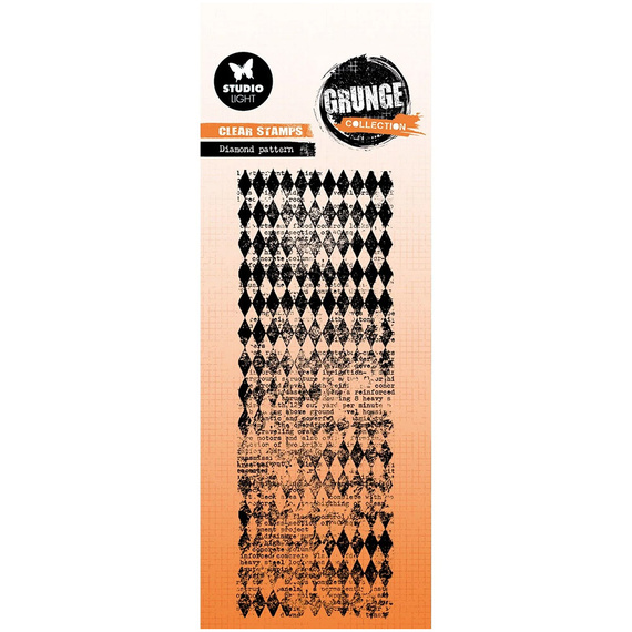 STUDIO LIGHT - Transparenter Stempel - Diamond Pattern
