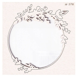 Dekorpappe Die Cut Chipboard Hallo Sommer Rahmen 02 - Rahmen 02 - Scrapiniec